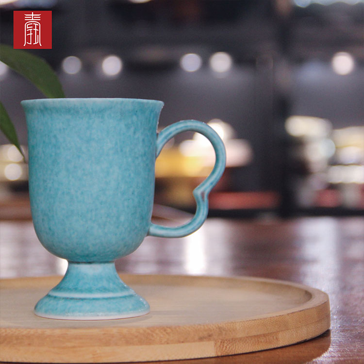 景德钰青 ·【柴烧水杯】
