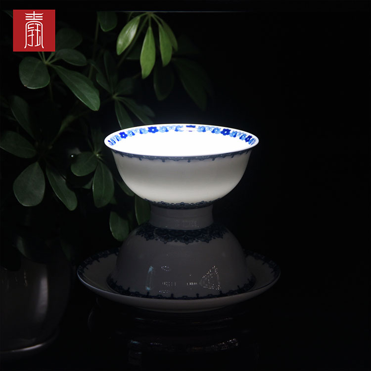 景德钰青•MINI餐具【富贵吉祥】