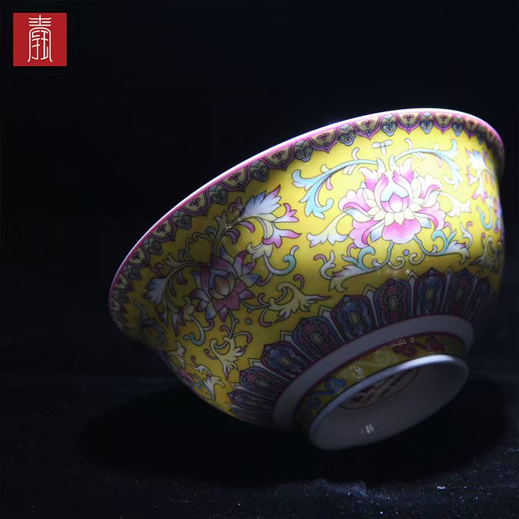 景德钰青 •私人定制【吕府长寿 • 六六顺碗】