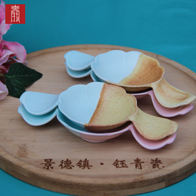 景德钰青·餐具【调料碟】