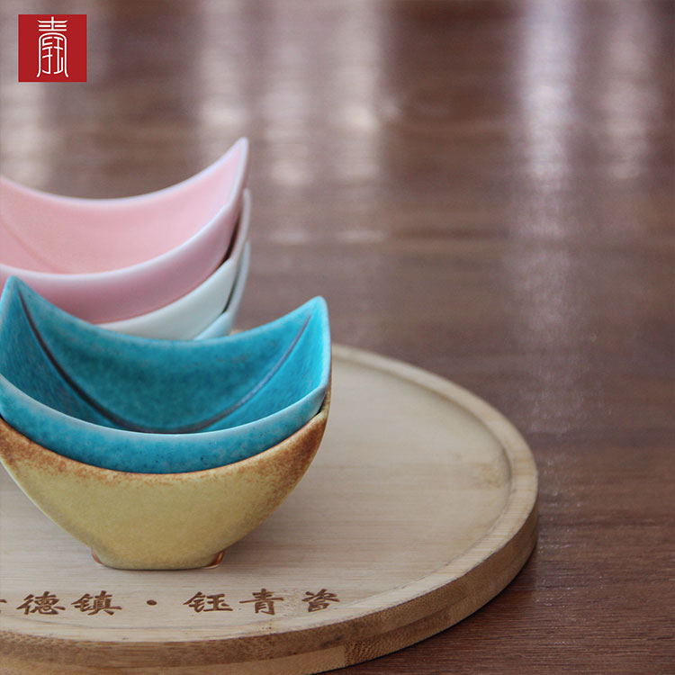 景德钰青·餐具【调料碟】