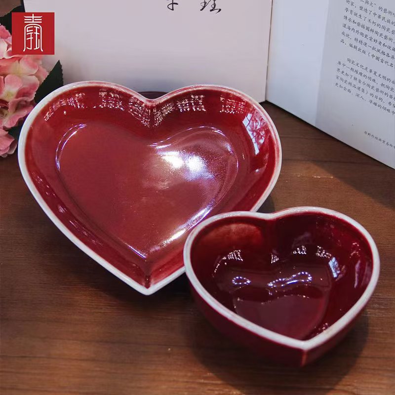 景德钰青•【心心相印·餐具】