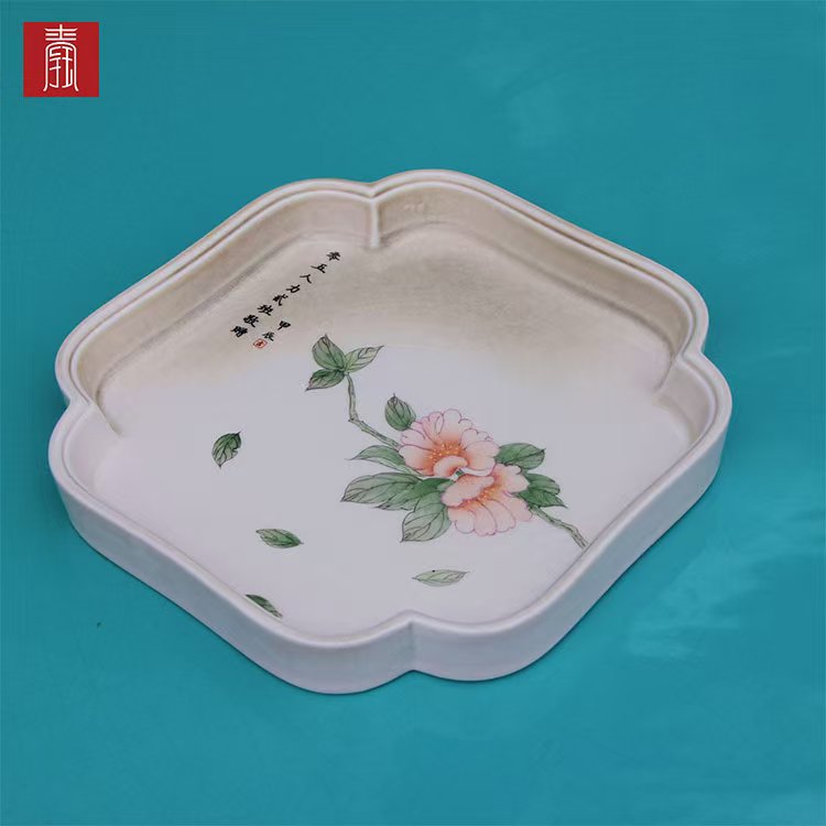 景德钰青定制•北师大05级【花开向喜瓷盘】