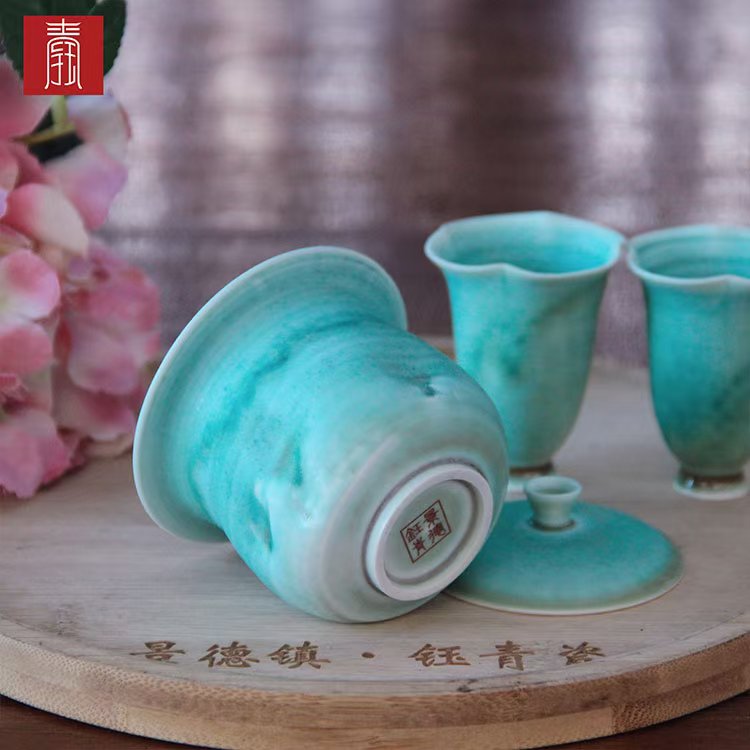 景德钰青 ·【柴烧茶器】