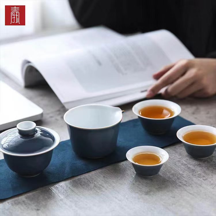 景德钰青定制 •【太子湾湾玺项目 • 随身快客杯】