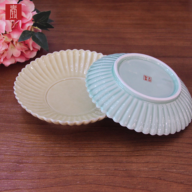 景德钰青•【柴烧盘子】