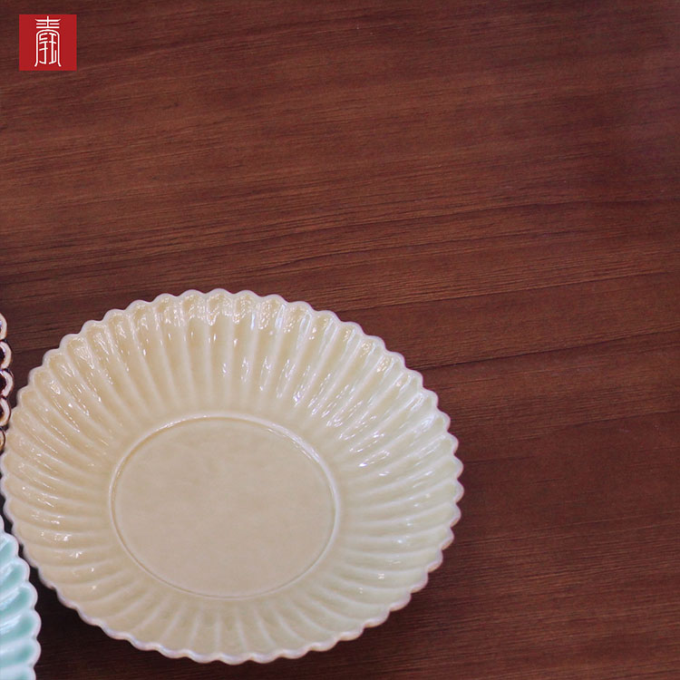 景德钰青•【柴烧盘子】