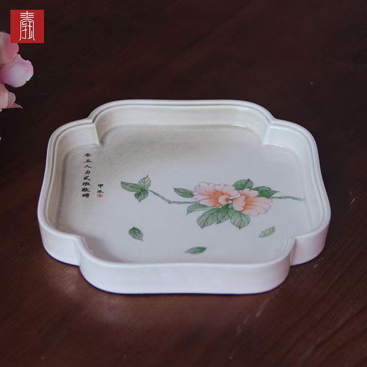 景德钰青定制•北师大05级【花开向喜瓷盘】