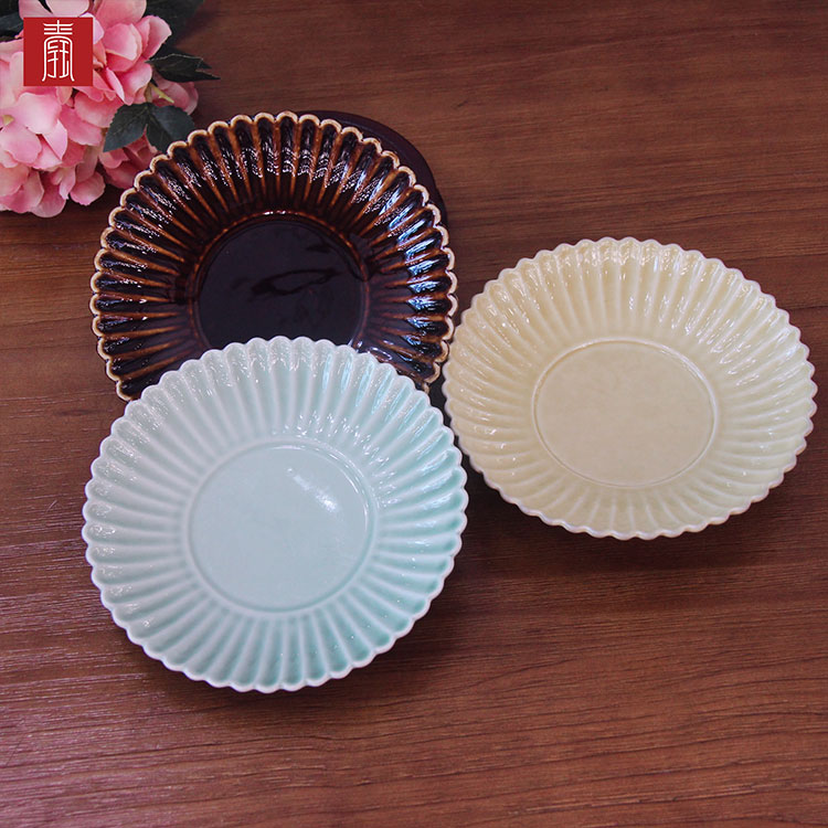 景德钰青•【柴烧盘子】