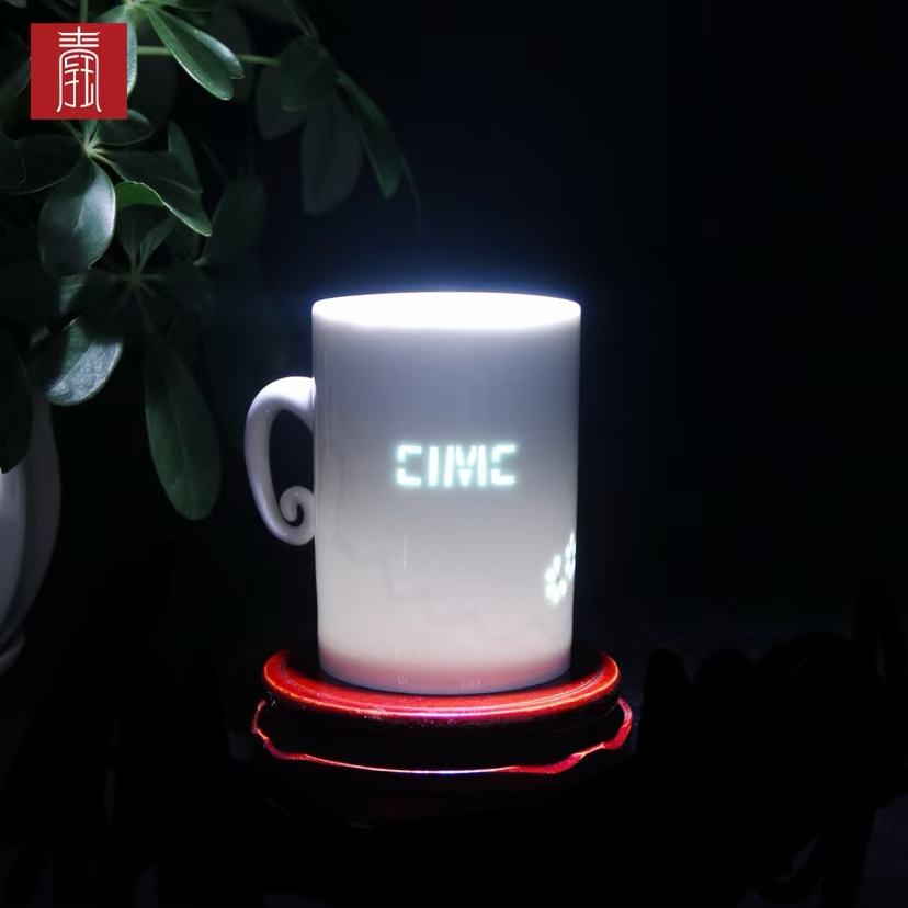 景德钰青定制 •【中集集团CIMC • 弯耳马克杯】