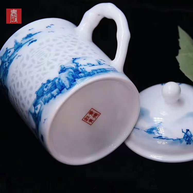 景德钰青定制 •【招商蛇口 • 钰如意办公杯】