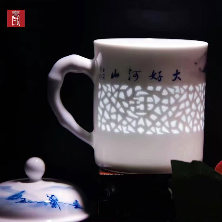 景德钰青定制 •【招商蛇口 • 钰如意办公杯】