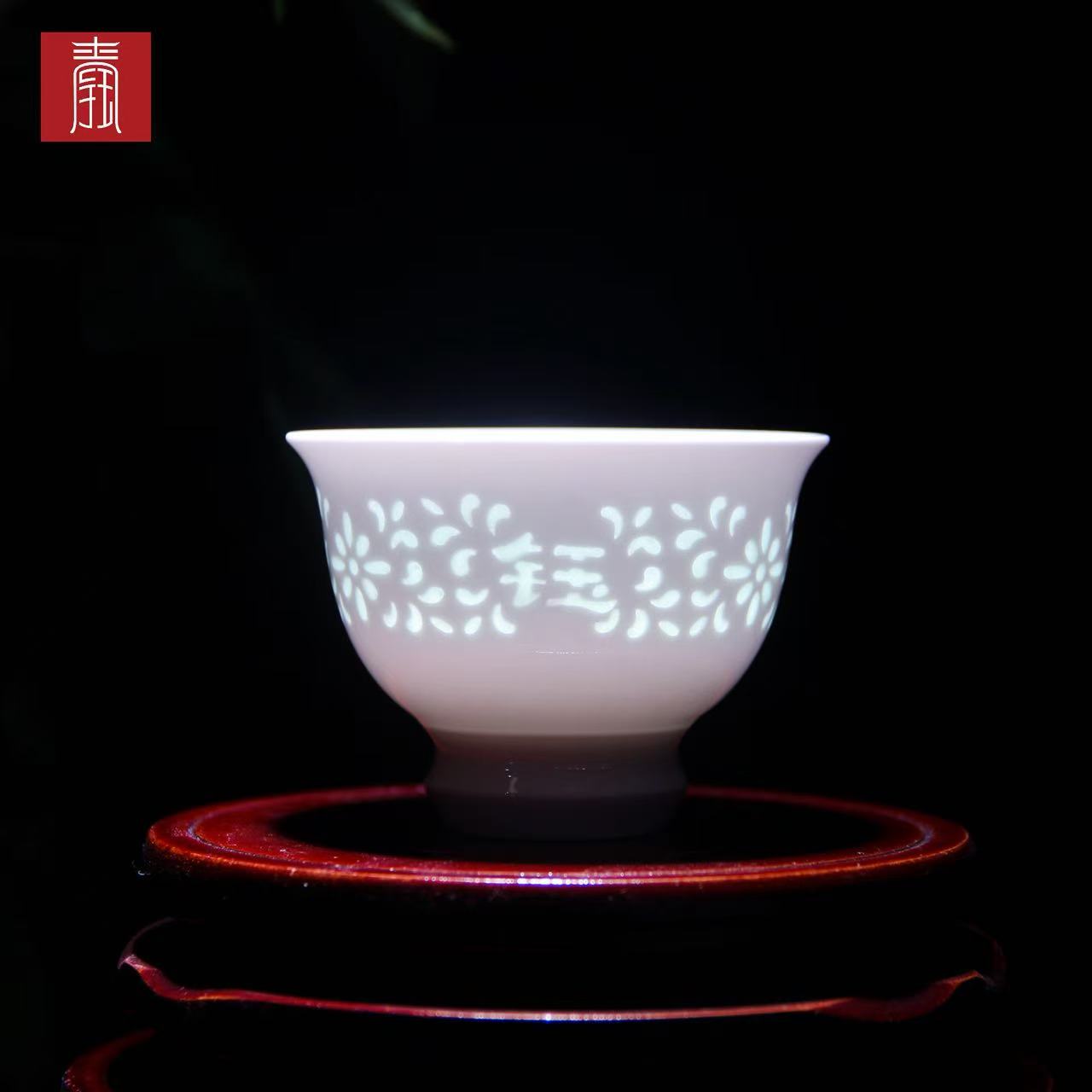 景德钰青•【钰字·白玉玲珑主人杯】