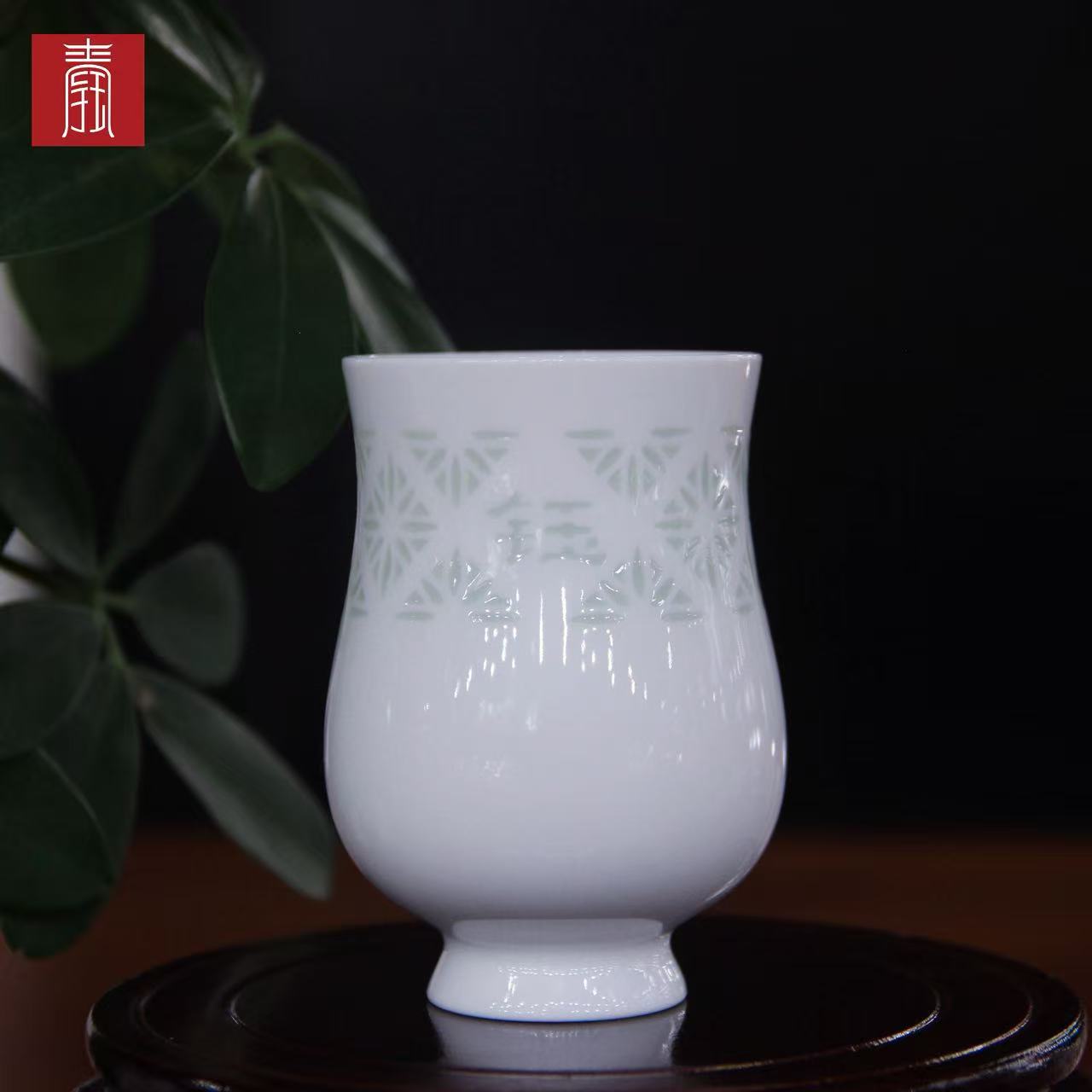 景德钰青•【钰字·高白玉玲珑主人杯】