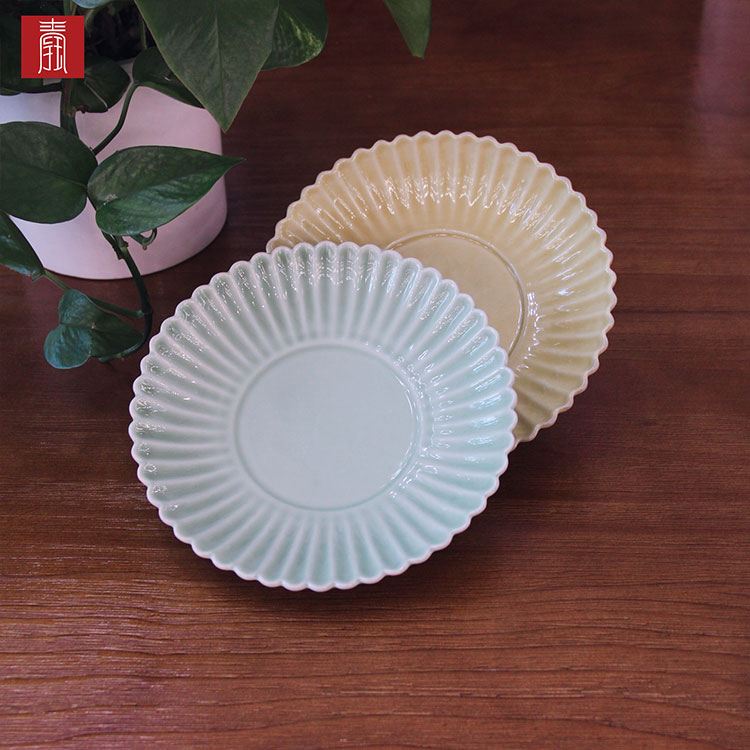 景德钰青•【柴烧盘子】