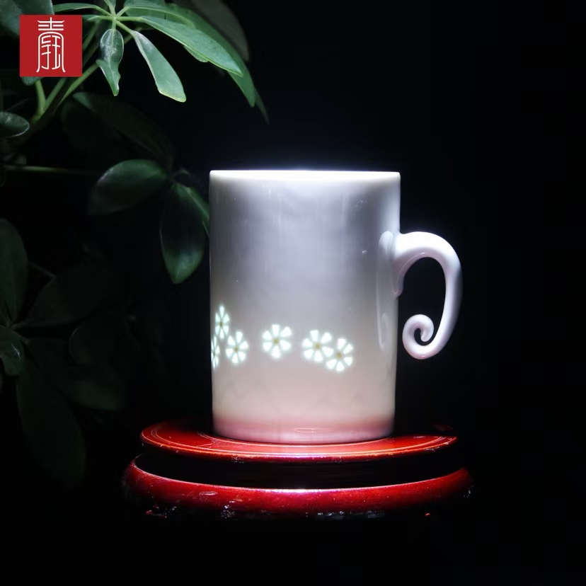 景德钰青定制 •【中集集团CIMC • 弯耳马克杯】