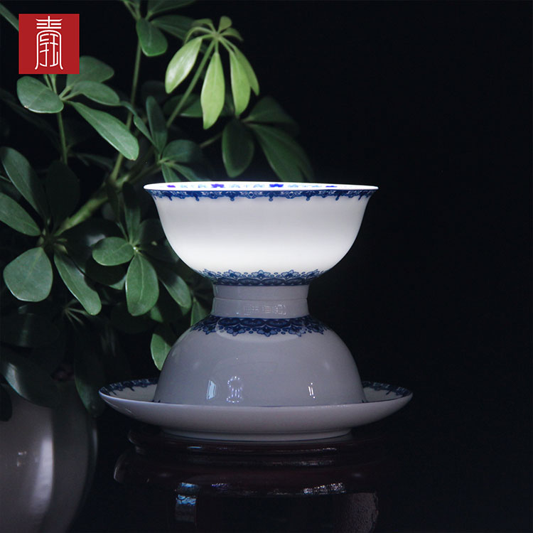 景德钰青•MINI餐具【富贵吉祥】