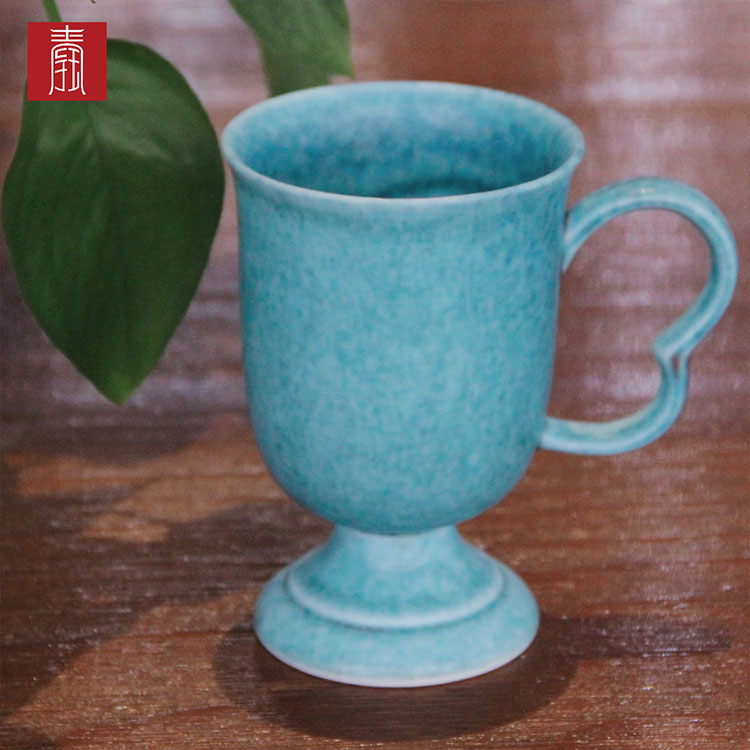 景德钰青 ·【柴烧水杯】