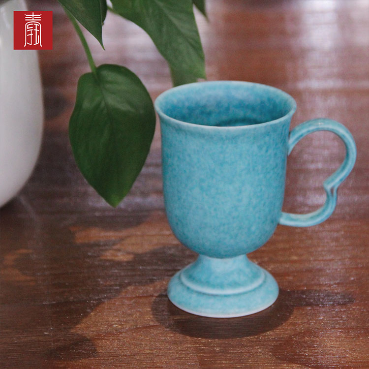 景德钰青 ·【柴烧水杯】