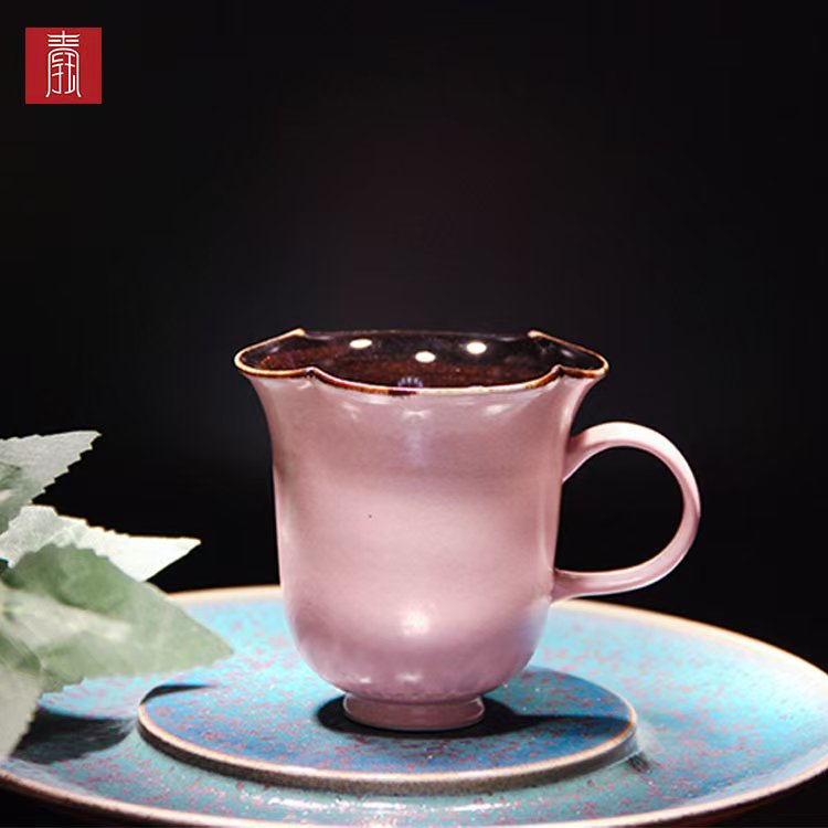 景德钰青•【柴烧水杯】