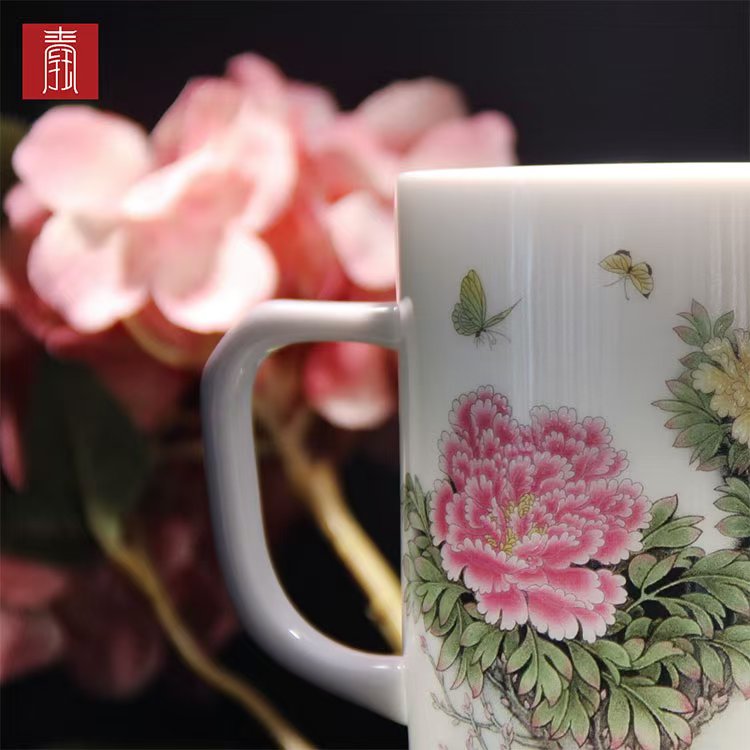 景德钰青定制 •【牡丹产业院士论坛 • 吉祥华夏•国色天香牡丹杯】