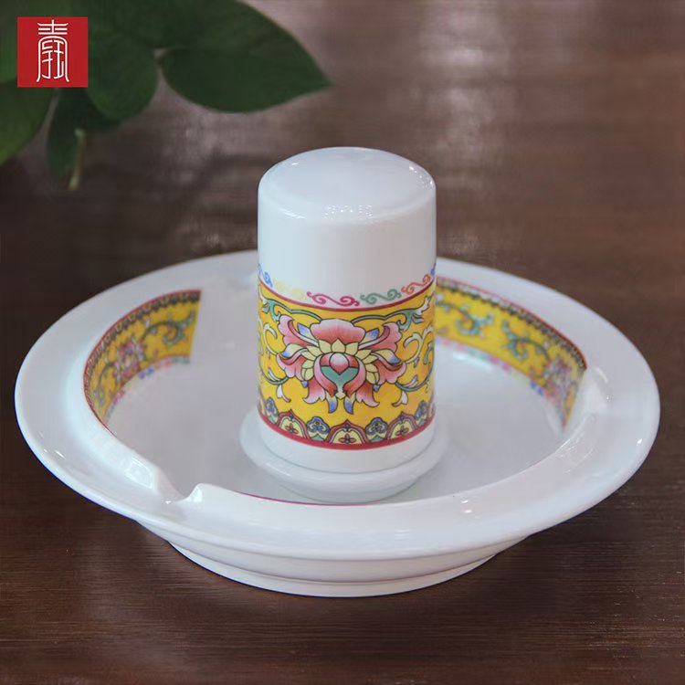 景德钰青 •私人定制【吕府长寿 • 六六顺碗】