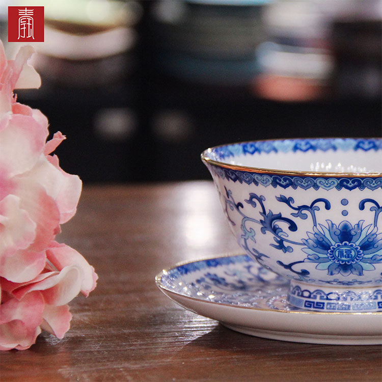 景德钰青•MINI餐具【珐琅彩青花】