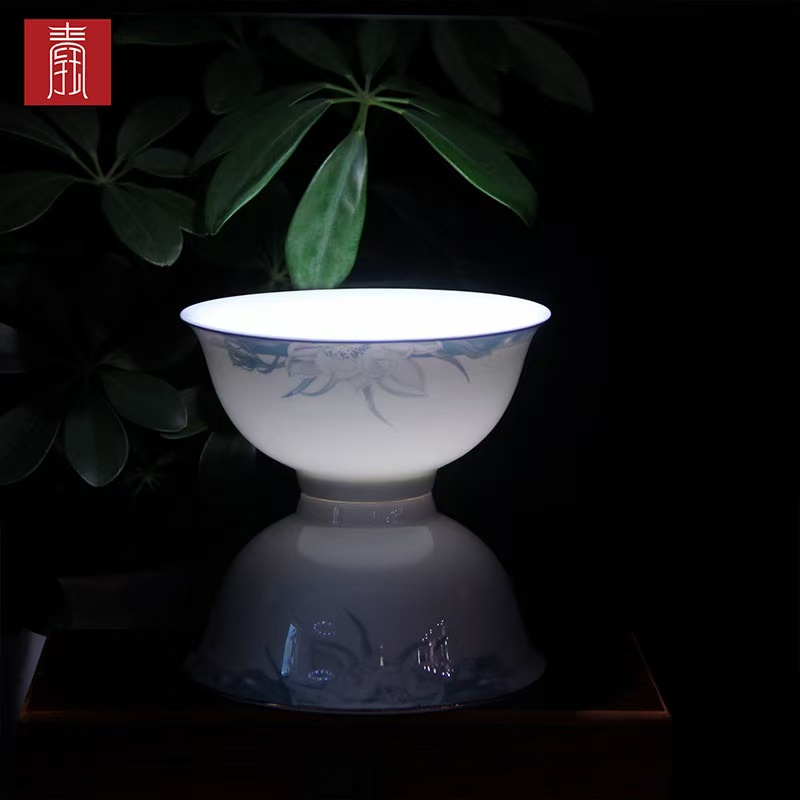 景德钰青•六六顺饭碗【夜魅】