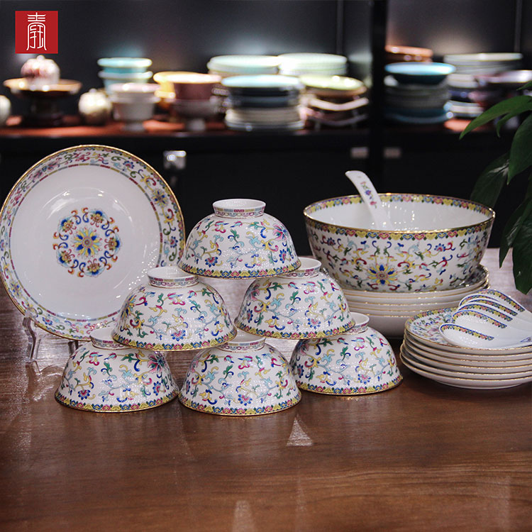 景德钰青•MINI餐具【珐琅彩雅白】