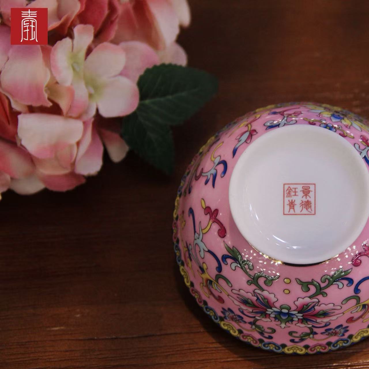 景德钰青•【珐琅彩 咖啡杯】