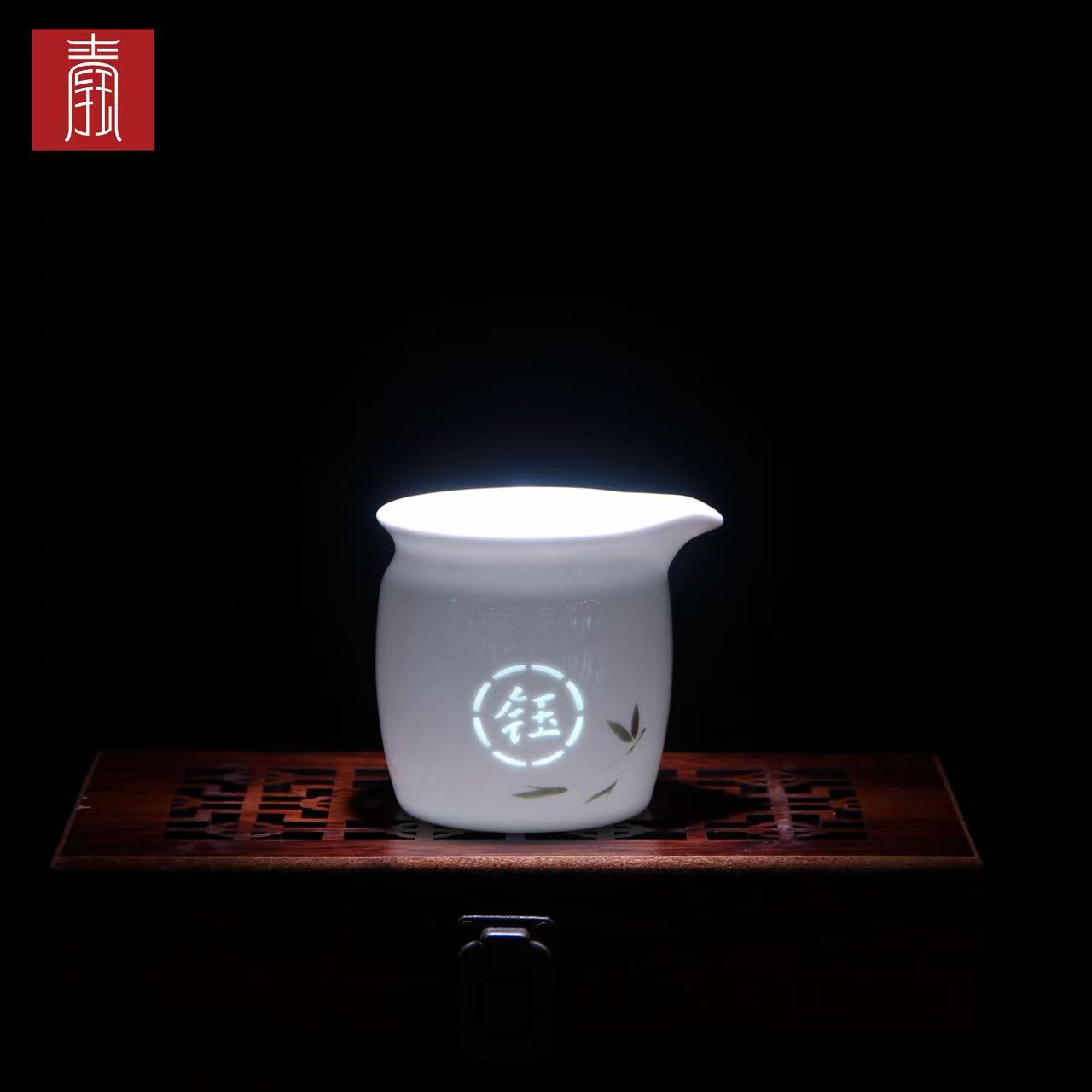 景德钰青 ·【竹报平安节节高 禅钰玲珑茶具】