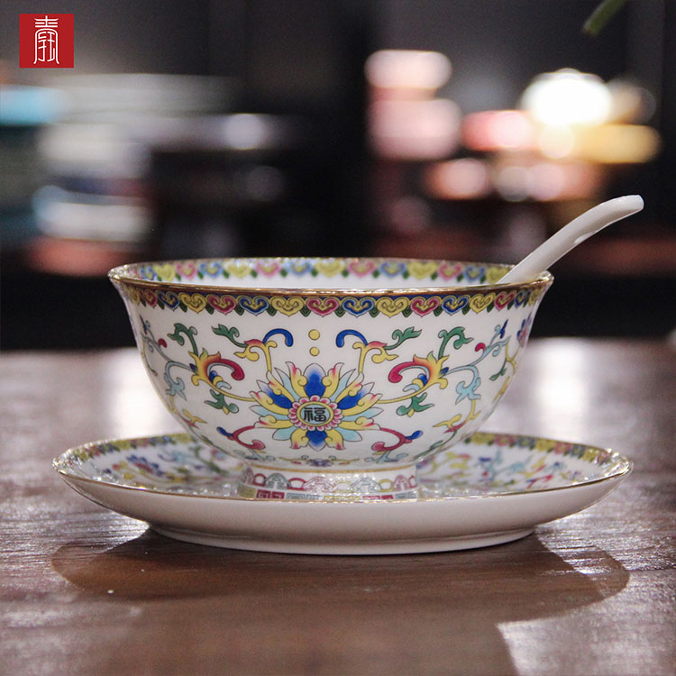 景德钰青•MINI餐具【珐琅彩雅白】