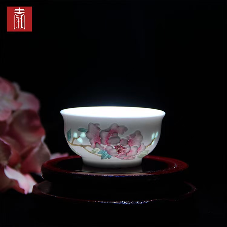 景德钰青•手绘茶具【清香茶器】