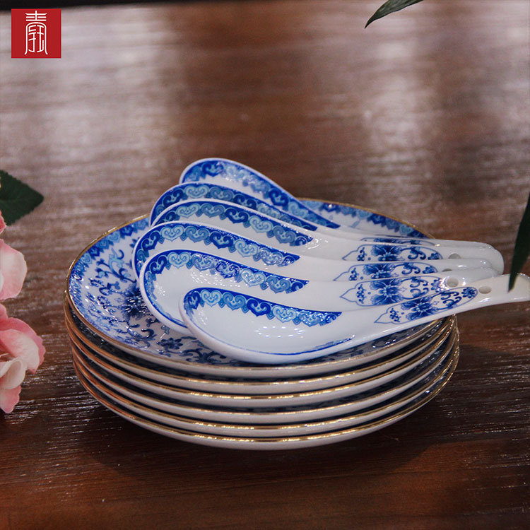 景德钰青•MINI餐具【珐琅彩青花】