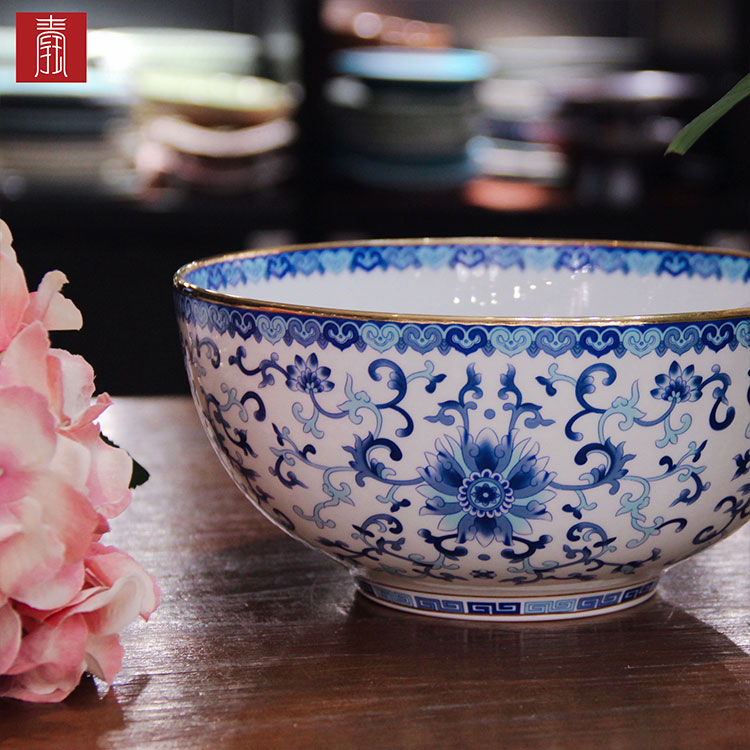 景德钰青•MINI餐具【珐琅彩青花】