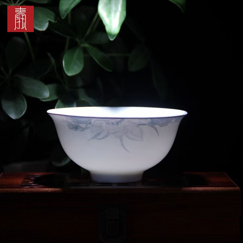 景德钰青•六六顺饭碗【夜魅】