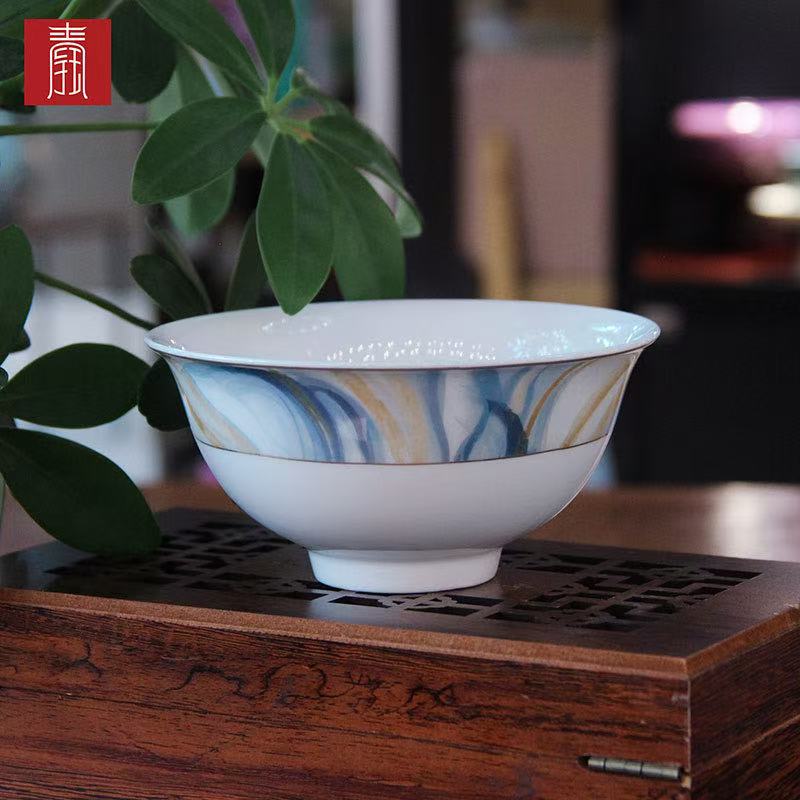 景德钰青•六六顺饭碗【马如龙】