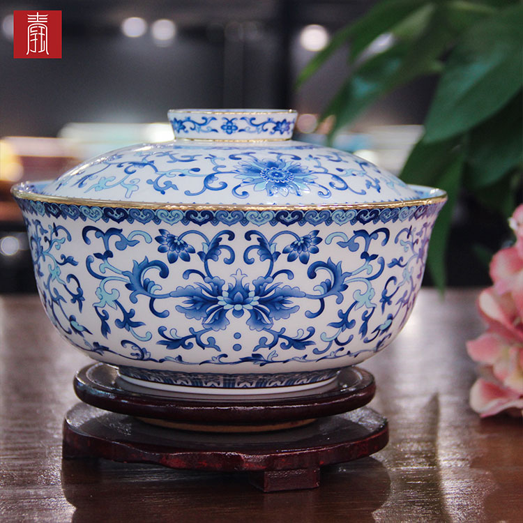 景德钰青•MINI餐具【珐琅彩合器】