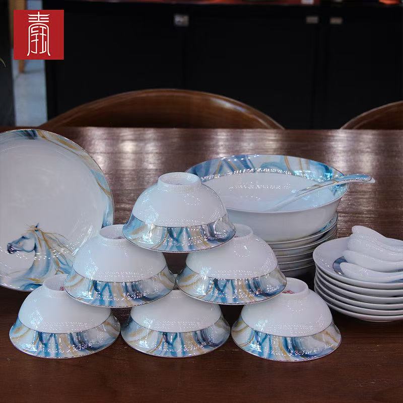 景德钰青•MINI餐具【马如龙】