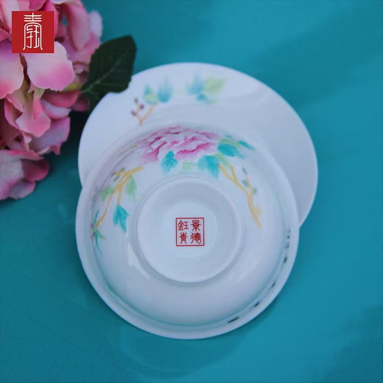景德钰青•手绘茶具【清香茶器】