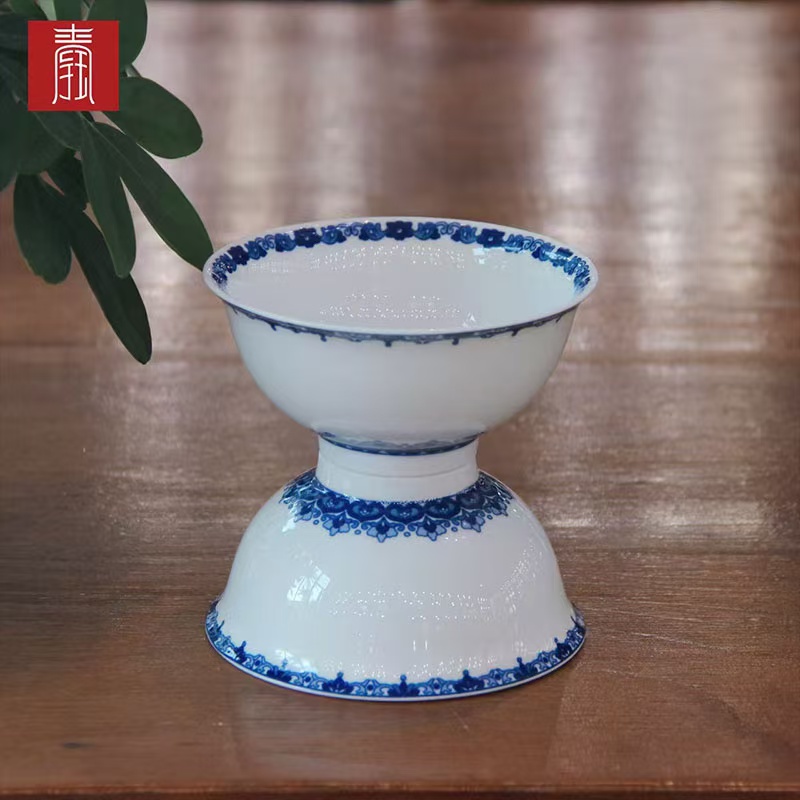 景德钰青•六六顺饭碗【富贵吉祥】